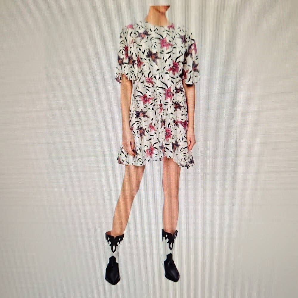 ISABEL MARANT: flowy silk boho floral dress